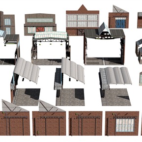 工业LOFT  墙 工厂厂房旧房屋旧墙