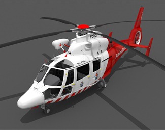 现代救援直升机