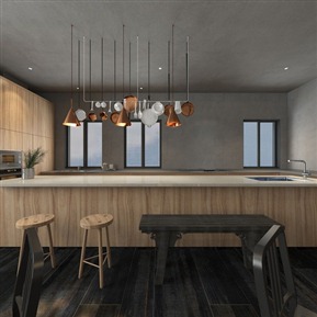 工业LOFT 餐厅 私家料理店天台