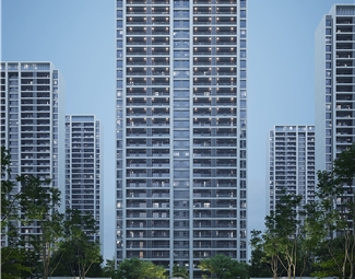 现代 住宅区 住宅