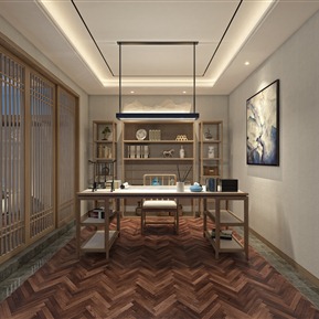 新中式 书房