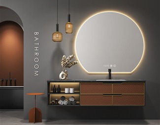 现代 洗手台 浴室柜