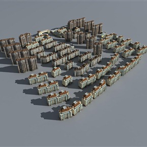 简欧 住宅区 住宅楼高层