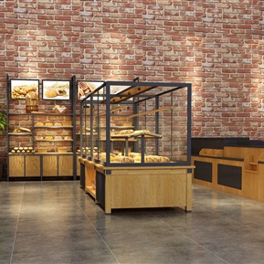 工业LOFT 货柜 一套面包店货柜