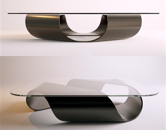 现代玻璃桌