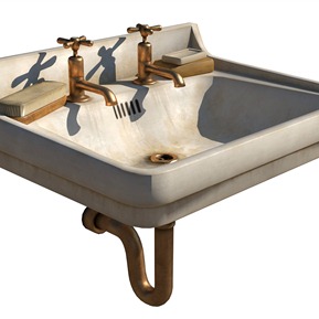 现代 洗手盆 旧台盆水槽维