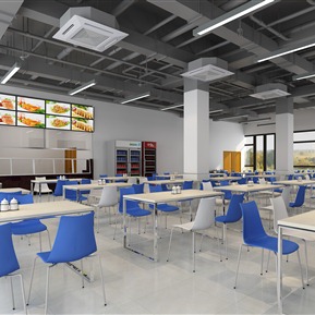 现代 食堂 职工餐厅
