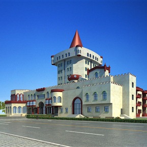 美式 幼儿园建筑 新幼儿园办公楼