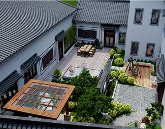 新中式 庭院