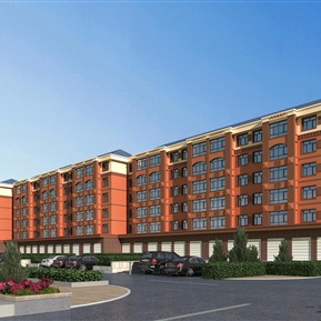 欧式 住宅区 住宅楼