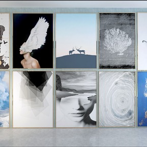 现代 装饰画 挂画 壁画