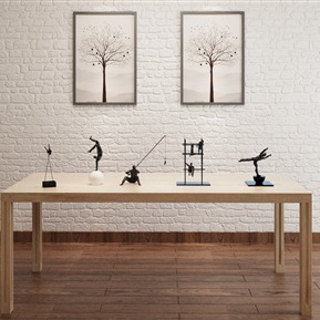 现代 雕塑 人物运动雕塑