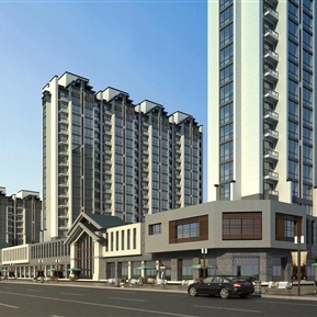 新中式 商业街 商业办公住宅