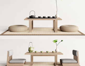 日式日式茶桌椅