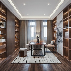 新中式 书房