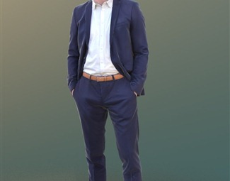 现代男性人物模型