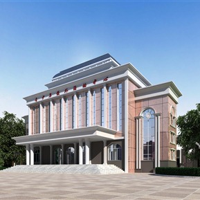 欧式 建筑 青少年活动中心楼