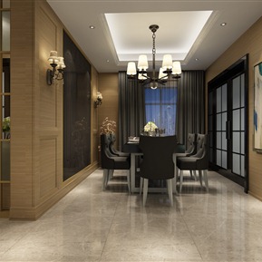 现代 餐厅 客餐厅