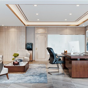 轻奢 办公室 经理办公室