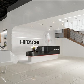 现代 专卖店 日立空调旗靓店