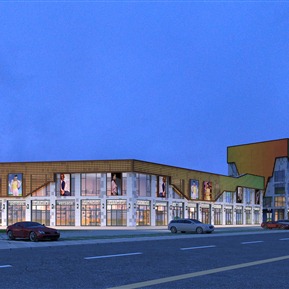 现代 商业楼 商业办公楼