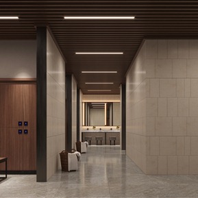 新中式 更衣室 足浴更衣室