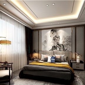 新中式 卧室 次卧室