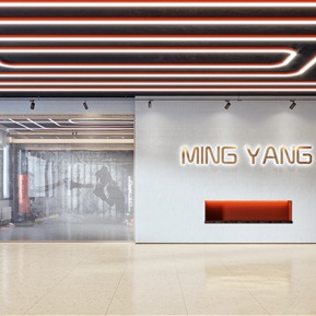 现代 健身房 健身房瑜伽室品势修炼室