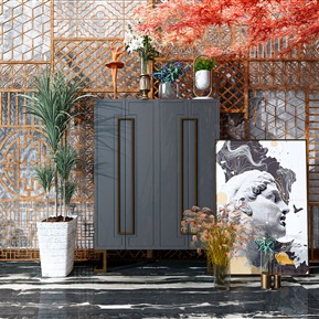 新中式 衣柜 端景柜