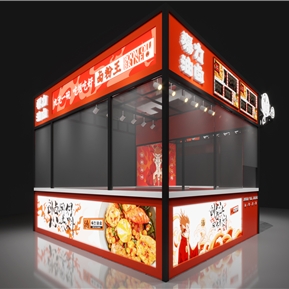 现代 小吃店 暴力油卤