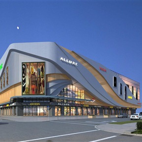 现代 商业楼 商场