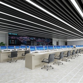 现代 监控室 中控室 指挥室