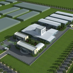 现代 鸟瞰图 厂区鸟瞰