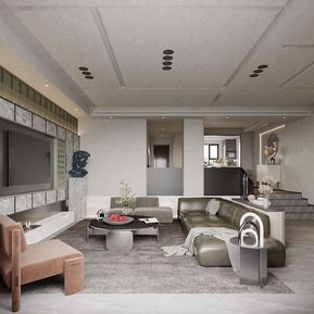 侘寂 客餐厅 客厅