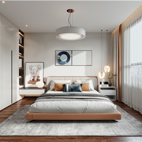 现代 卧室 儿童房卧室