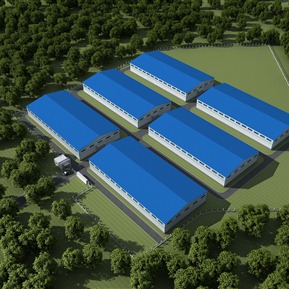 现代 厂房 厂区