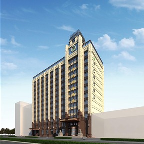 新中式 酒店建筑 办公楼