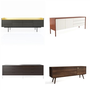 现代 电视柜 电视柜组合