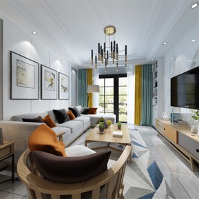 北欧 客餐厅 全景