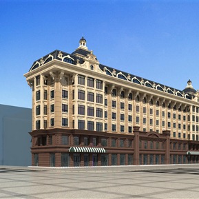 欧式 商业楼 商业办公楼沿街