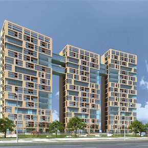 现代 住宅区 公寓住宅