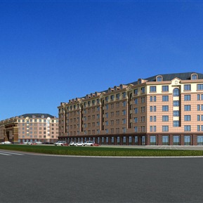 欧式 商业楼 沿街