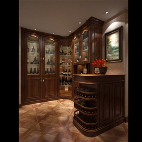 美式 酒柜 餐边柜