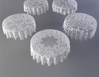 【后现代风格桌布3d模型】_3dmax模型库免费下载_3d溜溜网
