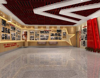 现代 展厅 校史馆