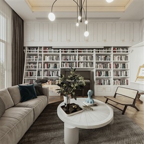 现代 客厅 别墅客厅