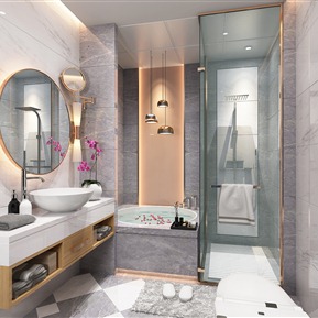 轻奢 卫生间