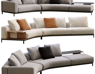 现代 Poliform 多人沙发