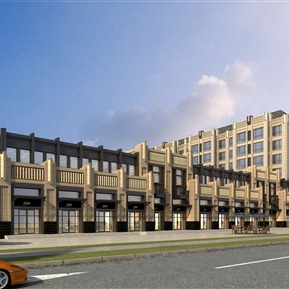 欧式 商业楼 商业住宅