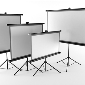 现代 投影幕布 荧幕